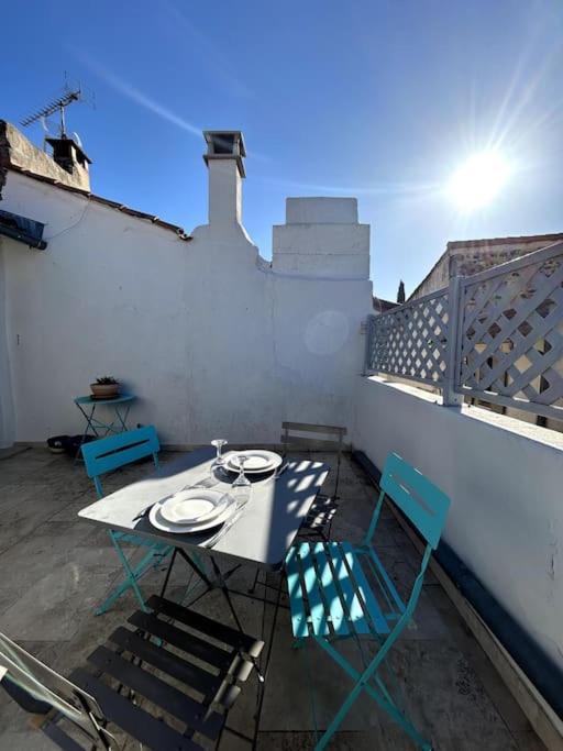 "Le Couvent Bleu" Arles Arenes Terrasse Villa Exterior photo
